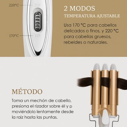 Pack Ondas de Seda   RizoFlow™ + Aceite colágeno Nutri-Shine